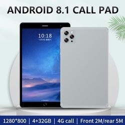 New 8 Inch Android Tablets with 4GB RAM 32GB ROM 4G+1.6g WiFi Octa-Core Tablet PC for Business Education Home Use