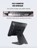 Single Screen Folding All-in-One 15.1 Inch LCD Touch POS Terminal WiFi 2+32g Cash Register Desktop POS Ordering