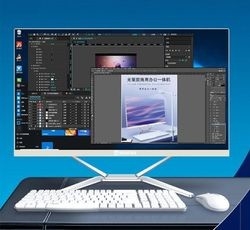 Cheap 21.5 Inch USB VGA 1080P All in One PC Computer