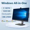 I3 I5 I7 All-in-One Desktop Computer 24 Inch New Gaming PC with in-Tel Processor DDR3 RAM SSD Hard Drive for Students Companies