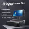 Latest Design 15.6 Inch Win 10/11/Linux/Android Point of Sales Systems Payment Cashier POS System Cash Register All in One POS