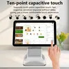 Hot Selling 15.6 Inch All in One POS Systemterminal Dual Touch Screen Win Dows Cash Register for Coffee & Retail Shop