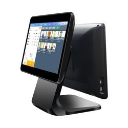 Foldable 15.6 Inch Dual Touch Screen POS System Terminal Win Dows Cash Register for Restaurant & Retail Shop Intel I3