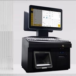 14 Inch All-in-One POS System Full Cash Register Touch Screen Machine with Scanner for POS Systems